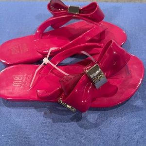 Mini Melissa sandal size 11 toddler girls.